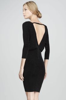 Alice + Olivia Gina Fitted Cut-out Back Dress - Lyst