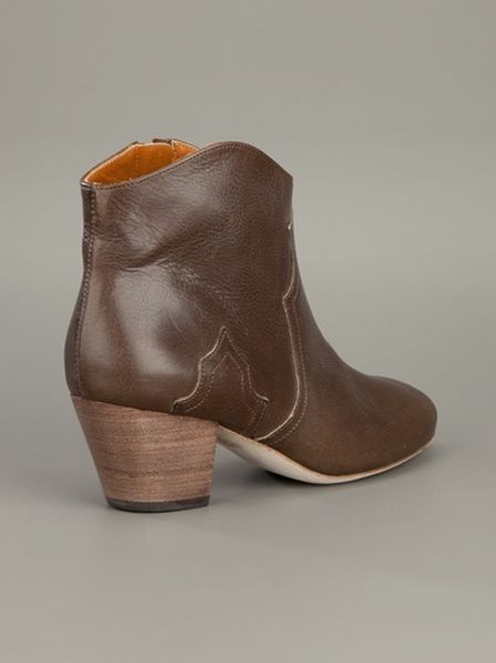 isabel marant boots brown