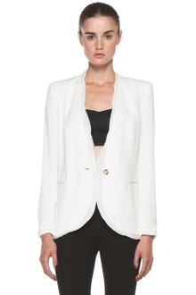 Helmut Lang Relic Twist Blazer in Soft White - Lyst