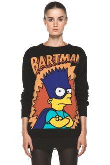 Jeremy Scott Bartman Crew Neck Sweater in Black - Lyst