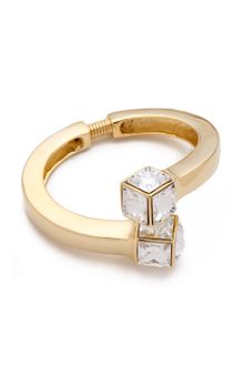 Kenneth Jay Lane Crystal Box Cuff - Lyst