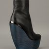 Lanvin Wedge Ankle Boot in Blue (black) - Lyst