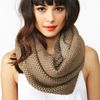 Nasty Gal Dreamweaver Infinity Scarf in Brown (taupe) - Lyst
