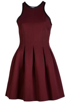 T By Alexander Wang Neoprene Pleat Dress - Lyst