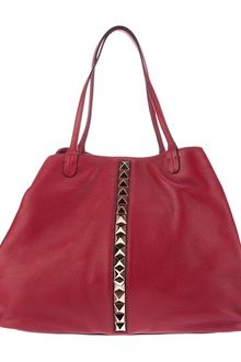Valentino Studded Leather Tote - Lyst