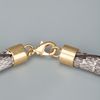 Alexander Mcqueen Wrap Bracelet in Gray (grey) - Lyst