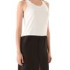 Alexander Wang Exposed Seam Tank Dress in White (black) - Lyst