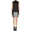 Alexander Wang Sheer Back Tank in Black - Lyst