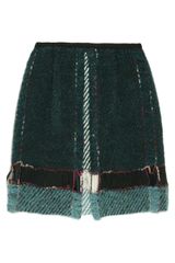 Anna Sui Paneled Knitted Skirt