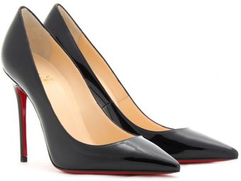 Christian Louboutin Decollete 554 100 Patent Leather Pumps - Lyst