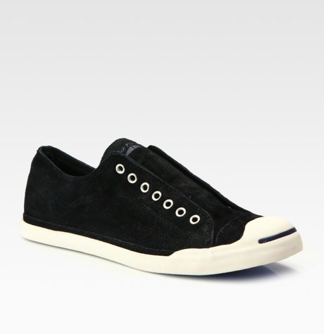 converse jack purcell slip ons