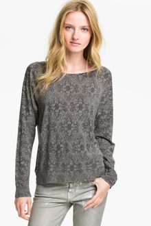 Current/Elliott Letterman Print Sweatshirt - Lyst