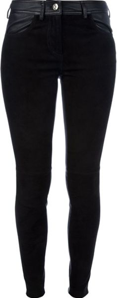 Givenchy Contrast Skinny Trouser in Black - Lyst