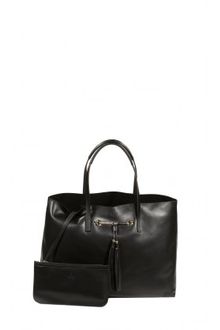 Gucci Park Avenue Leather Clamp Shopping Bag - Lyst