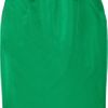 J.crew Satin Pencil Skirt in Green - Lyst