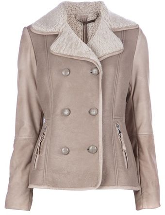 Le Sentier Sheep Skin Coat - Lyst