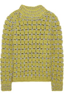 Marc Jacobs Hand-crocheted Wool-blend Sweater - Lyst