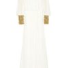 Marchesa Embellished Silkchiffon Gown in Beige (white) - Lyst