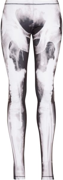 McQ by Alexander McQueen Xray Print Stretch Leggings - Lyst