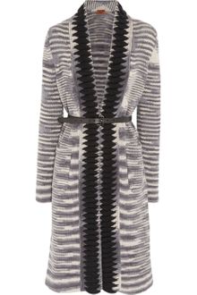 Missoni Belted Cashmere and Woolblend Cardigan - Lyst