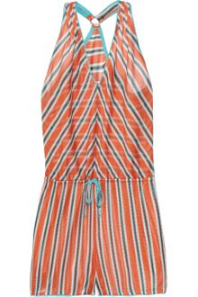 Missoni Striped Crochetknit Playsuit - Lyst
