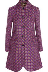 Miu Miu Margerita Woolblend Brocade Coat