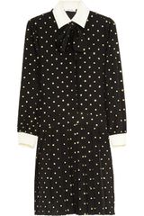 Moschino Polkadot Silk Dress
