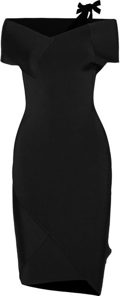 Roland Mouret Alfred Cutout Scuba Jersey Dress - Lyst