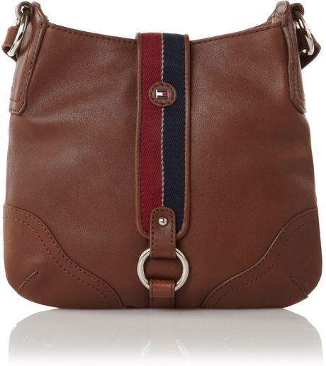 Tommy Hilfiger Sierra Crossbody Bag in Brown | Lyst