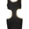 Topshop Black Native Bead Cover Up in Black - Lyst