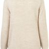 Topshop Knitted Leopard Sweater in Beige (oatmeal marl) - Lyst