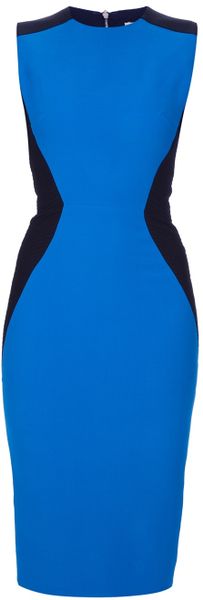 Victoria Beckham Hourglass Detail Dress - Lyst