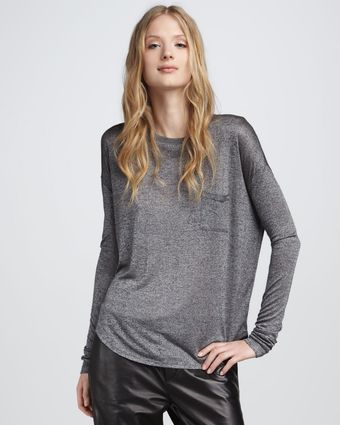 Vince Pocket Tee - Lyst