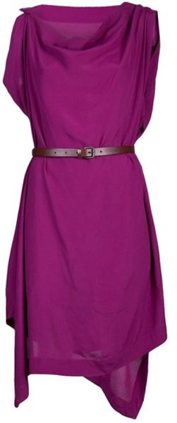 Vivienne Westwood Anglomania Crepe Sleeveless Dress - Lyst