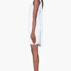 Alexander Wang White Leather Trapped Drape Dress in White - Lyst