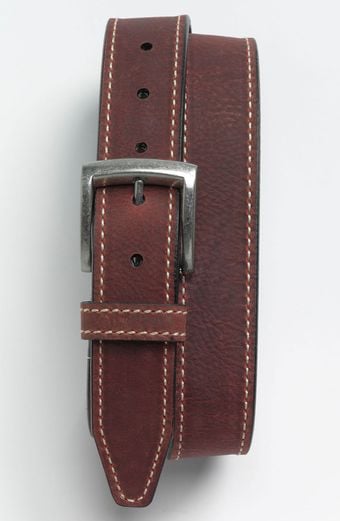 Allen Edmonds Cottonwood Leather Belt - Lyst