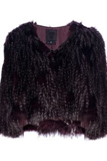 Anna Sui Faux Fur Jacket - Lyst