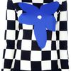 Comme Des Garçons Chequered Print Sweater in Black - Lyst