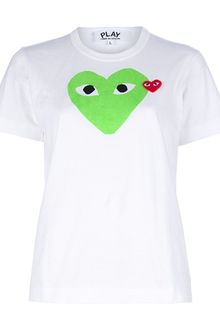 Comme Des Garçons Logo Print Tshirt - Lyst