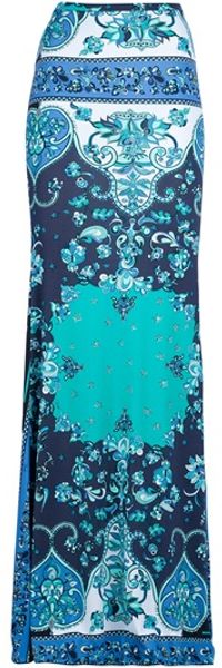 Emilio Pucci Print Maxi Dress - Lyst