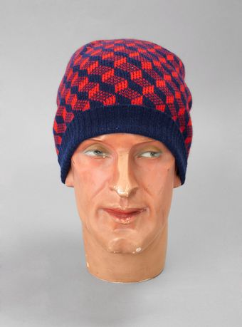 Garbstore Cube Design Wool Hat - Lyst