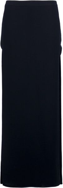 Gareth Pugh Long Tube Skirt in Black - Lyst