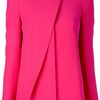Giorgio Armani Collarless Blazer in Pink - Lyst