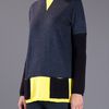 Marni Contrast Sweater in Gray (grey) - Lyst