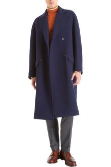 Pringle of Scotland Double-Breasted Peacoat - Lyst