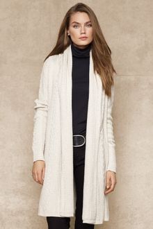 Ralph Lauren Blue Label Shawlcollar Cardigan - Lyst