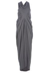 Rick Owens Draped Sleeveless Dress