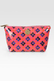Tory Burch Print Coated Poplin Cosmetic Case - Lyst