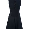 Victoria Beckham Flared Dress in Black - Lyst