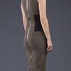Victoria Beckham Panel Dress in Khaki - Lyst